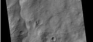 Channel in Ausonia Mensa, as seen by HiRISE under the HiWish program