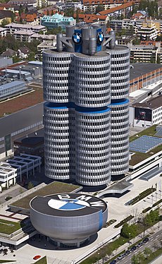 BMW Tower and Museum, Munich, Germany.
