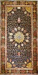Ardabil Carpet; 1539–1540; wool pile on silk; length: 10.51 m; Victoria and Albert Museum (London)[56]