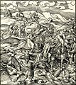 Image 54The woodcut by Leonhard Beck, from c. 1515, depicts the Battle of Krbava Field between the Army of Croatian nobility and Ottoman akinjis. (from History of Croatia)