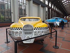 Cars of the film on display in Paris for the 20th anniversary