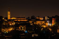 Panoramic view by night
