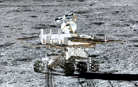 Yutu-2 rover on lunar surface