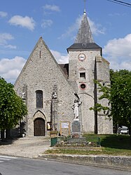 The church in Courpalay