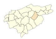 Location of El Taref in the El Taref Province