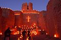 Image 23Luminarias in the old mission church, Jemez State Monument (from New Mexico)