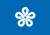 Flagge der Präfektur Fukuoka