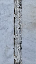 The undulating line – Relief on the Grave of the Străjescu Family in Bellu Cemetery, Bucharest, by George Cristinel (1934)[123]
