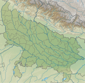 Map showing the location of Patna Bird Sanctuary