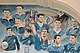 Ibrox 'blue room' mural of past players