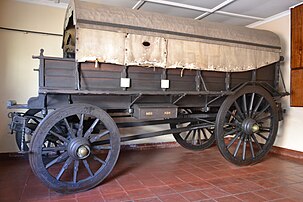 Voortrekker wagon in museum