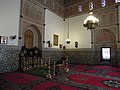 The mausoleum chamber of Sidi Bel Abbes
