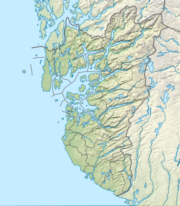 Byrkjelandsvatnet is located in Rogaland
