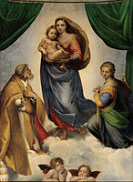 Sistine Madonna, Raphael, 1512–13