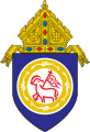 The Agnus Dei on the coat of arms of the Roman Catholic Diocese of Chengdu