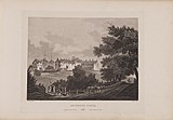 Etching of Drummond Castle from James Fittler's Scotia Depicta, published 1804
