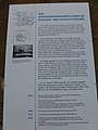 Informationstafel zu dem Gefangenensammellager im Schloss Neu-Augustusburg