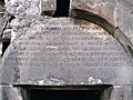 Dedicatory inscription for the gavit, by King Yovhannēs-Smbat in 1038.[5]