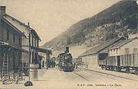 Bahnhof Vallorbe vor 1913