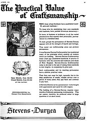 1921 Stevens-Duryea advertisement in Vanity Fair
