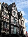 Half-timbered houses in rue de l'Oisellerie