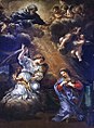 Verkündigung, 1665–1669, Öl auf Leinwand, 410 × 287 cm, Kirche San Francesco, Cortona