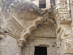 Multifoil arch, Kafirkot temple, Punjab, Pakistan, 7th–9th century CE