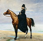 Equestrian Portrait of Mademoiselle Croizette (1873)