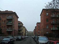 Apartment buildings in Giambellino
