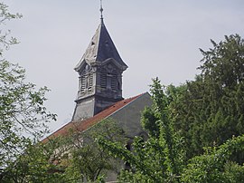 The church of Celles-sur-Aisne