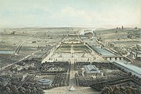 A view of Champs-Élysées in the 1860s, looking from the Rond-Point toward the Place de la Concorde.
