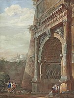Arch of Titus in Rome, n.d., private collection.