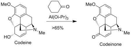 An Oppenauer oxidation of codeine