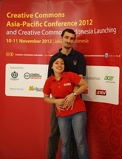 John & Siska, Creative Commons Asia-Pacific Conference 2012.