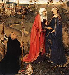 The Visitation, by Jacques Daret, c. 1434