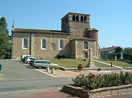 The church in Montanay