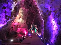 Inside of el-Wad Cave.