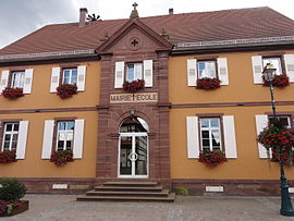 The town hall in Frœschwiller