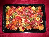 Fruit and vegetable "flowers"