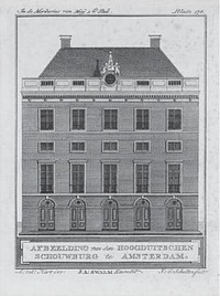 Hoogduitse Schouwburg (um 1800)