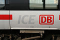 ICE-DB-Logo auf dem Endwagen eines ICE T