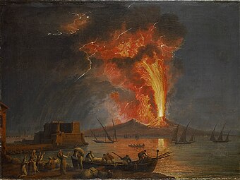 Ausbruch des Vesuvs 1779, Jacob Philipp Hackert (1779)