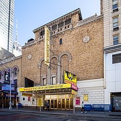 Facade of the John Golden Theatre in 2022