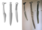 Karasuk culture blades vs Shang-Zhou blades.[34][11]