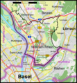 Map of Weil am Rhein