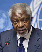 Kofi Annan ’61, former UN secretary general and Nobel Peace Prize laureate
