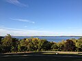 Lake Mendota viewed from the top of Observatory Drive