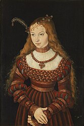 Sibylle of Cleves, wife of John Frederick I, 1526