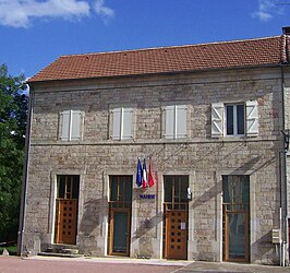 The town hall in Thémines