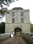 Michelham Priory Barbican Tower and Bridge over the Moat